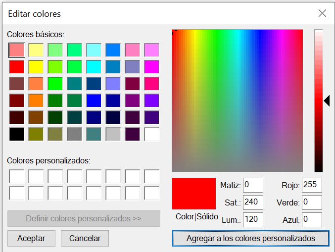 \label{editar_colores}Editar colores en Paint